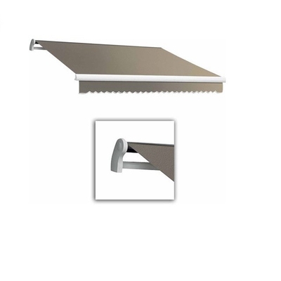 Buitenaf aluminium legering vouwarm terugtrekbaar luifel met duurzaam PU-gecoat zeil