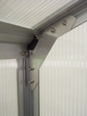 Middelgrote Aluminium Groentehuiswarmtebehandeld Drukbehandeld Houttype voor plantengroei