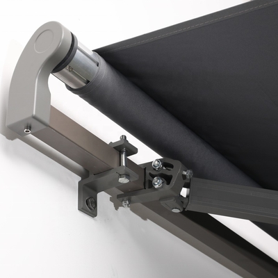 300*200 cm gearticuleerde arm opneembaar zonnenluik met handwiel en hoekregeling