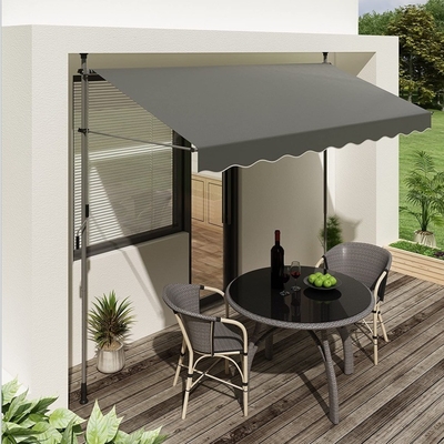 QF-CW Verstelbare hoogte luifels voor zonnebescherming 150/250/300 cm Breed 300*120 cm