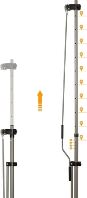 QF-CW Verstelbare hoogte luifels voor zonnebescherming 150/250/300 cm Breed 300*120 cm