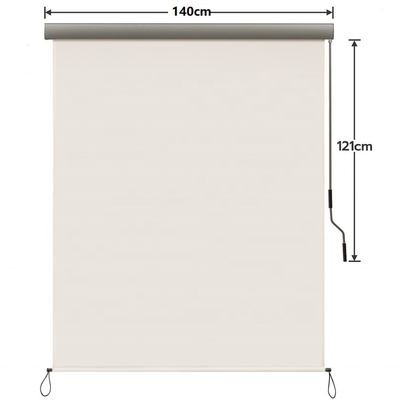 Handmatige bediening Aluminiumframe Verticale buitenste luifels voor balkonen