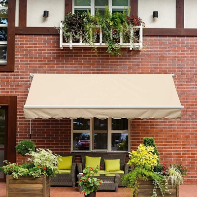 Aluminium legeringsframe buitenshuis zonnescherm met polyester zeilmateriaal vervanging