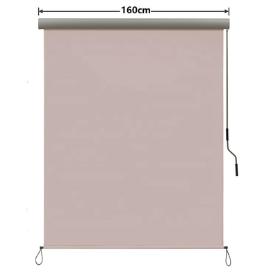 Aluminium frame handmatige bediening zonnebrandcrème voor verticale ramen en rolluiken