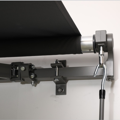 300*200cm Handmatig Crank Handle Waterdicht Marge Zonnescherm Shelter voor Veranda Venster