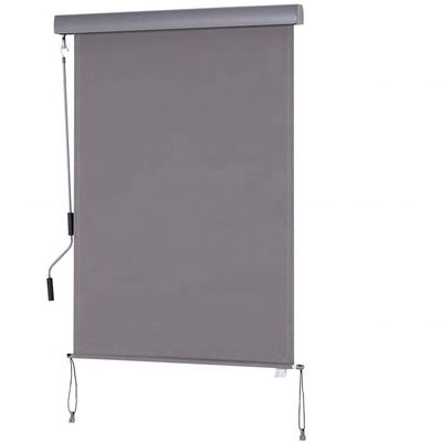 1.6m*2.5m Polyester zeilmateriaal terugtrekbaar waterdicht zonnescherm verticale luifel