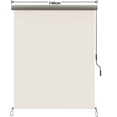 1.6m*2.5m Polyester zeilmateriaal terugtrekbaar waterdicht zonnescherm verticale luifel