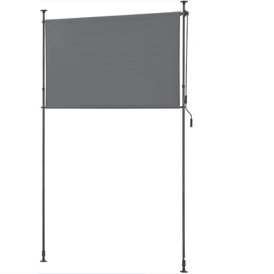 Buiten 120 x 270 cm Polyester zeil uitbreidbaar ondoorzichtig verticaal luifel met handkraan