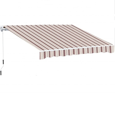 Anti-UV-schaduwcaravan met commerciële balkonluchten en deurschaduw
