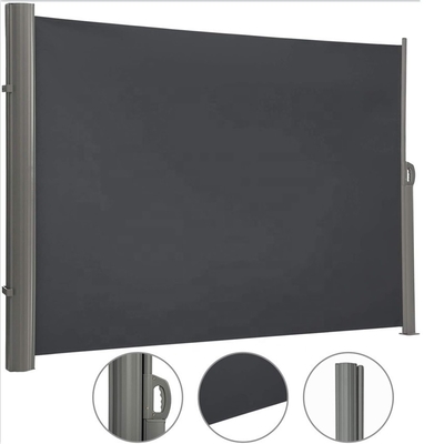 160x300cm Tuin zonnescherm Canopy Intrekbare luifel voor handmatige bediening Patio Side
