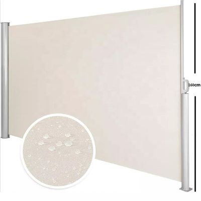 Uitbreidbaar zijdelings luifel voor terras en tuin Zonneschaduw Privacy Screen 100% polyester