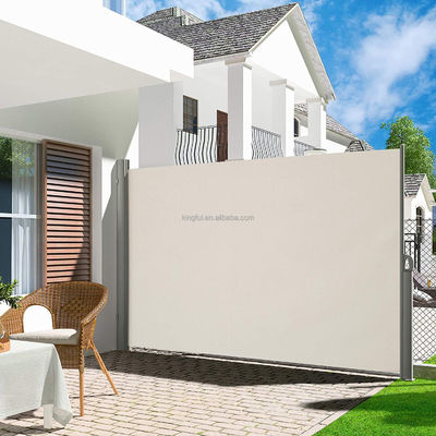 Uitbreidbaar zijdelings luifel voor terras en tuin Zonneschaduw Privacy Screen 100% polyester