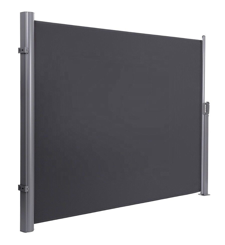 180x300 cm Intrekbare zijdelingse luifel schaduw voor patio Tuin terras Zonne- en waterdicht
